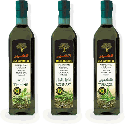 Al Khair infused olive oil